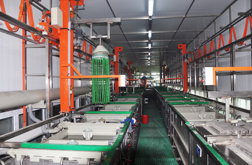 全自动挂镀锡镍、银、三元合金生产线