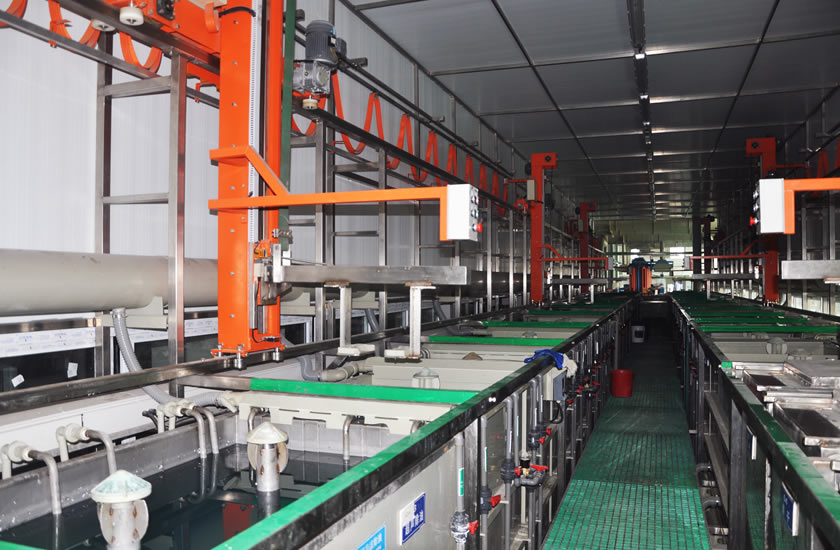 全自动滚镀金、银、锡镍、三元合金生产线